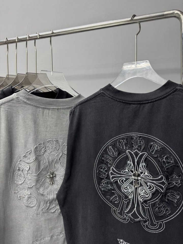 CHROME HEARTS 크롬하츠 피그먼트 엠블럼 티셔츠 2COLOR