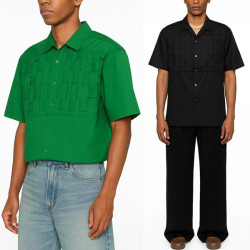 ●8월 판매 6위● BOTTEGA VENETA 보테가베네타 체크포인트 반팔셔츠