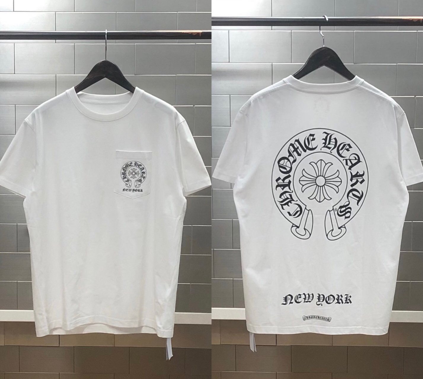 CHROME HEARTS 크롬하츠 포켓 반팔 티셔츠