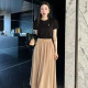 SAINT LAURENT 입생로랑 롱치마 반팔 셋트