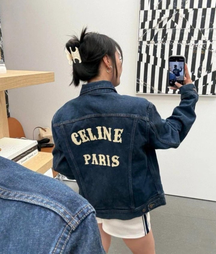 CELINE 셀린느 데님패치 트러커 자켓