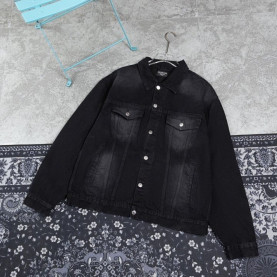 BALENCIAGA 발렌시아가 24SS 더블B 그라피티 데님 자켓