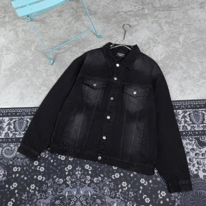 BALENCIAGA 발렌시아가 24SS 더블B 그라피티 데님 자켓
