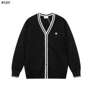 CELINE 셀린느 24ss 트리옹프 자수 브이넥 가디건