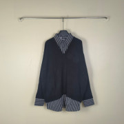 BALENCIAGA 발렌시아가 레이어드 셔츠 니트 2COLOR