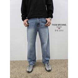 THOM BROWNE 톰브라운 세미와이드 청바지