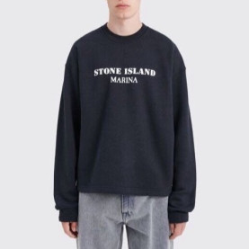 STONE ISLAND 스톤아일랜드 마리나 크루넥 스웻셔츠