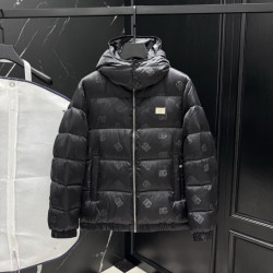 DOLCE&GABBANA 돌체앤가바나 메탈 플레이트 다운 패딩