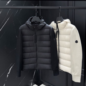 MONCLER 몽클레어 트리콧 다운 패딩 가디건