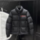 PRADA 프라다 러버 로고 다운 패딩