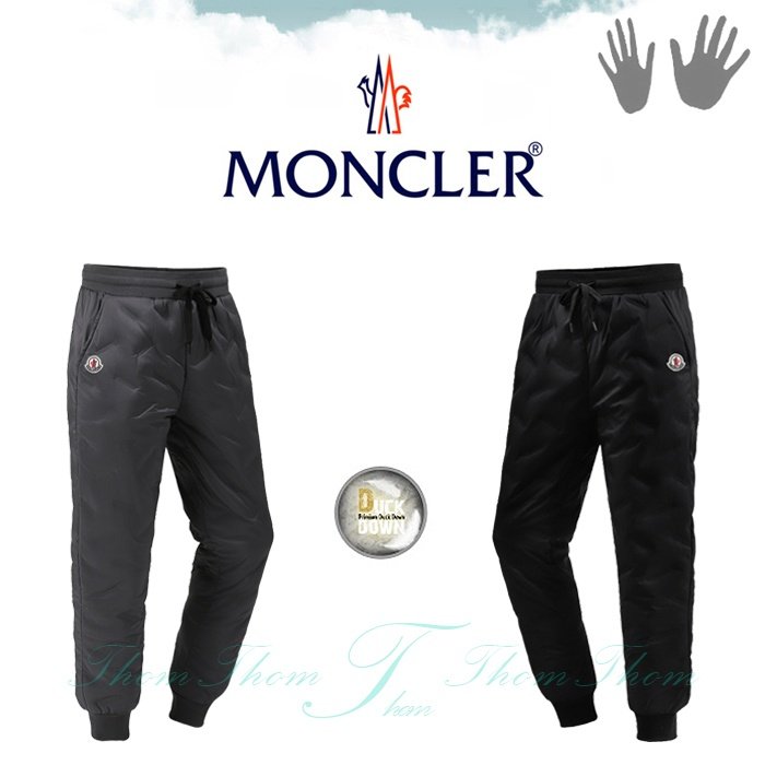 MONCLER 몽클레어 뉴 덕다운 조거 패딩 팬츠