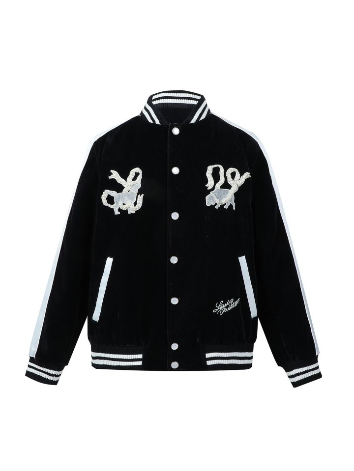 LOUIS VUITTON 루이비통 수베니어 벨벳 자켓