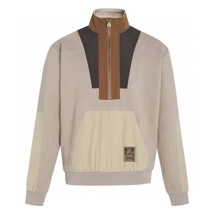 LOUIS VUITTON 루이비통 다미에 하이브리드 하프 집업