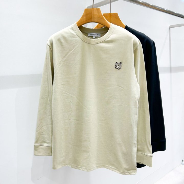 MAISON KITSUNE 메종키츠네 볼드 폭스 긴팔 2COLOR