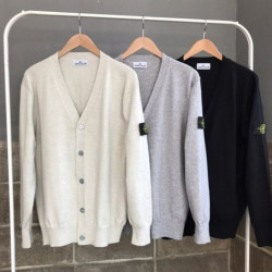 STONE ISLAND 스톤아일랜드 캐시 Y넥 가디건 3COLOR