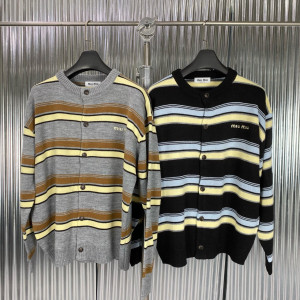 MIUMIU 미우미우 단가라 가디건