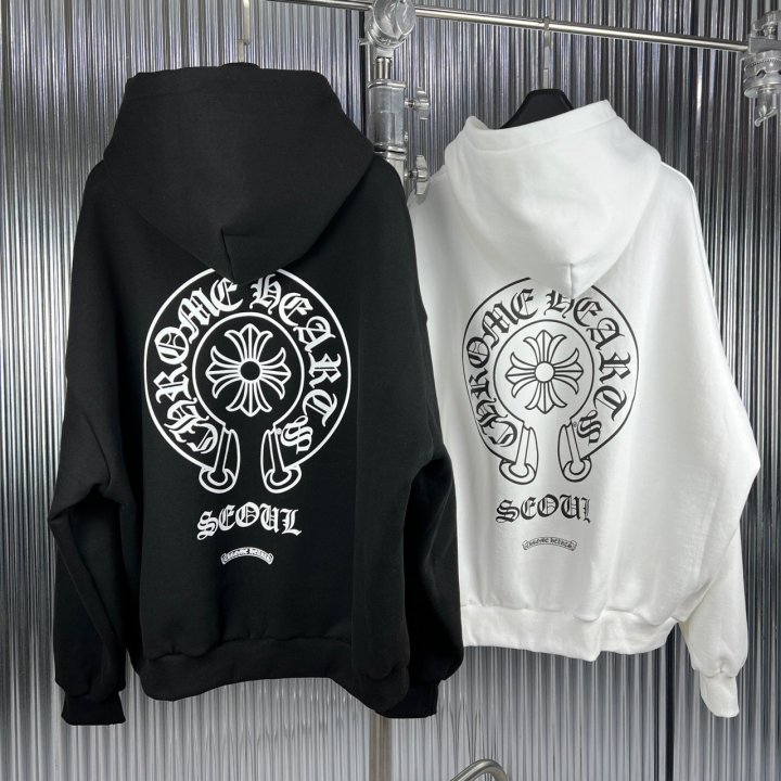 CHROME HEARTS 크롬하츠 서울 로고 기모 후드