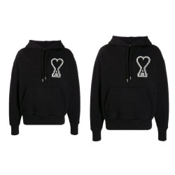 AMI 아미 보플 빅패치 후드티