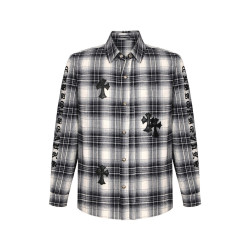 CHROME HEARTS 크롬하츠 크로스 자수 셔츠  2COLOR