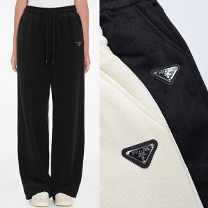 PRADA 프라다 코듀로이 와이드 팬츠