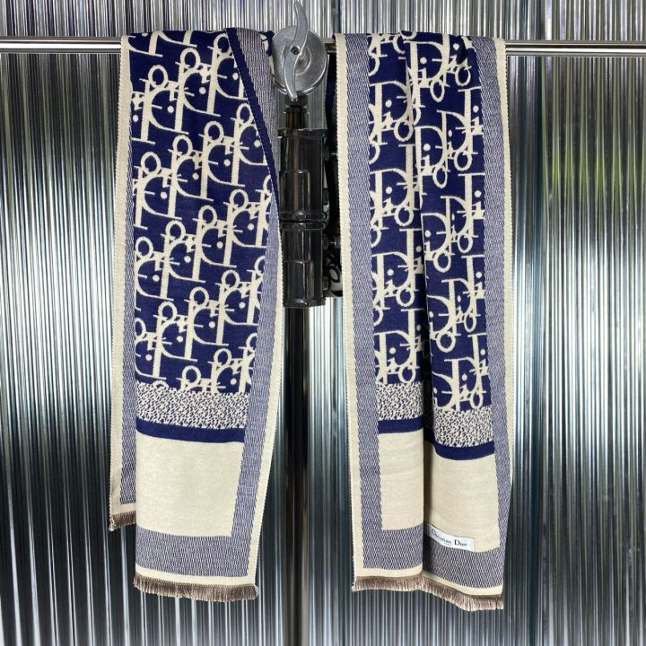 DIOR 디올 오블리크 패턴 숄 머플러 2COLOR