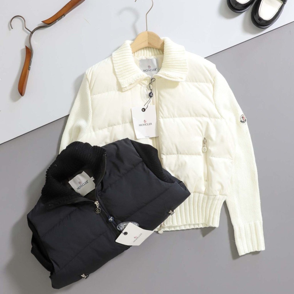 MONCLER 몽클레어 울 니트 패딩 가디건 2COLOR