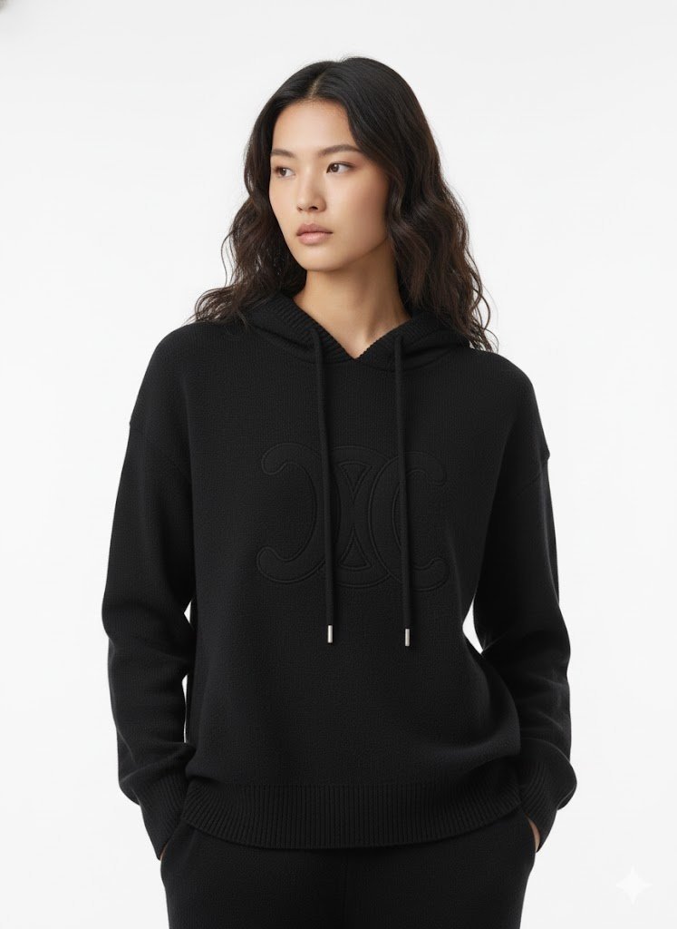 CELINE 셀린느 트리오페 울 후디 2COLOR