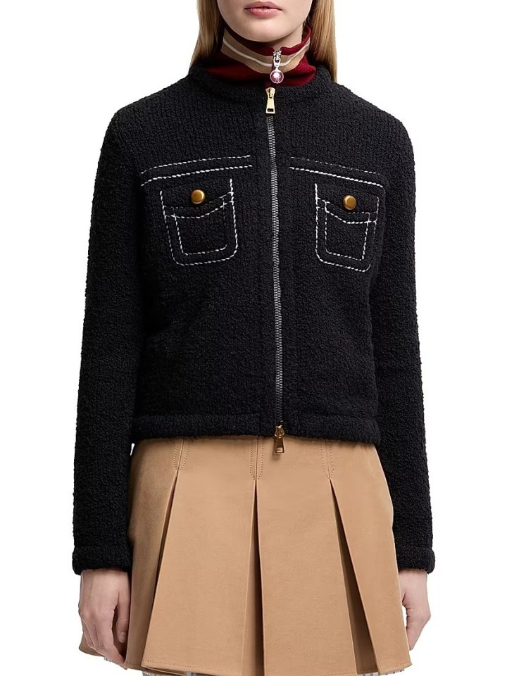 MONCLER 몽클레어 윈터 양털 하프 자켓