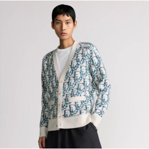 DIOR 디올 M11 캐시미어 오블리크 가디건