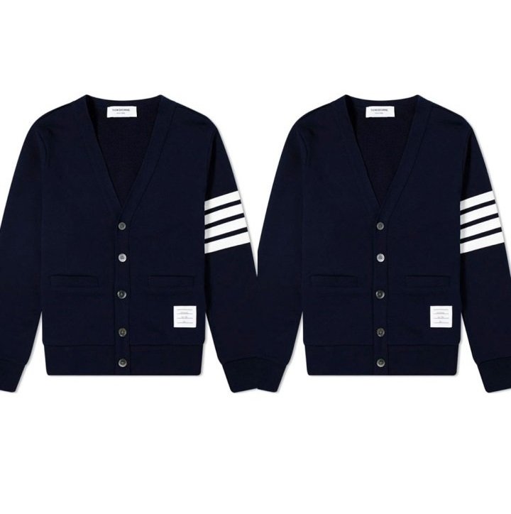 THOM BROWNE 톰브라운 클래식 사선완장 가디건