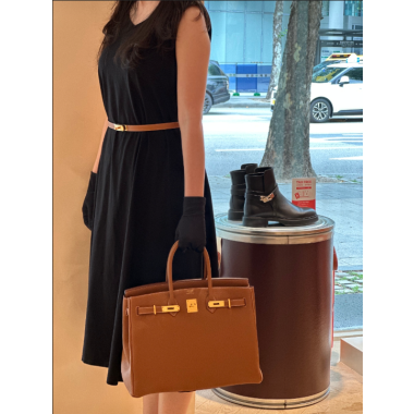 ●에르메스 버킨 35 토고 골드 금장하드웨어●