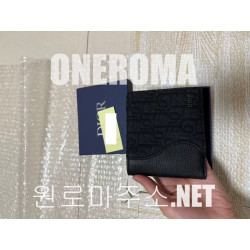 양*영 고객님 디올 오블리크 자카드 새들 컴팩트 반지갑
