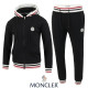 MONCLER 몽클레어 삼선 시보리 후드집업 셋업