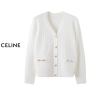 ●3월 판매 10위● CELINE 셀린느 금장 구르메트 니트 가디건 2COLOR