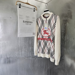 BURBERRY 버버리 아가일 자카드 스웨터