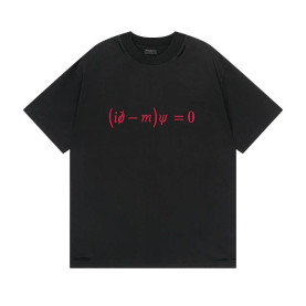 BALENCIAGA 발렌시아가 3322 디랙 이퀘이션 구제 워싱 반팔