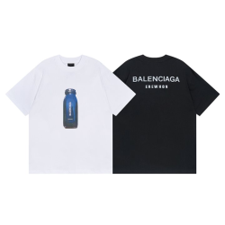BALENCIAGA 발렌시아가 23115 워터 로고 반팔