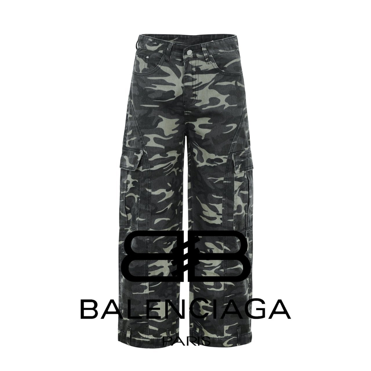 BALENCIAGA 발렌시아가 카모 카고 팬츠