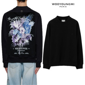 WOOYOUNGMI 우영미 25 플라워 다잉 맨투맨
