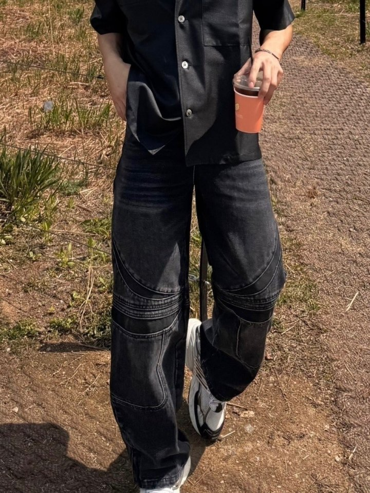 BALENCIAGA 발렌시아가 슈퍼 디테일 흑청 팬츠