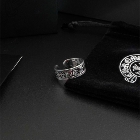 CHROME HEARTS 크롬하츠 스크롤 라벨 링 (13250)