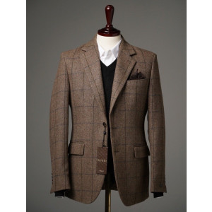 GUCCI 구찌 체크 울 블레이저 (T-4120)