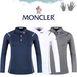 MONCLER 몽클레어 라인 배색 스판 카라