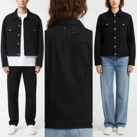 MAISON MARGIELA 메종마르지엘라 블랙 데님자켓