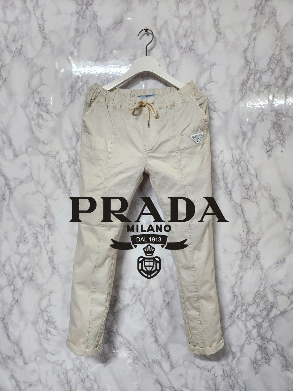 PRADA 프라다 데일리 PK 워싱 밴딩팬츠 4COLOR