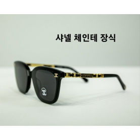 CHANEL 샤넬 체인테 장식 선글라스