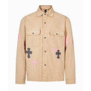CHROME HEARTS 크롬하츠 크로스 패치 셔츠자켓