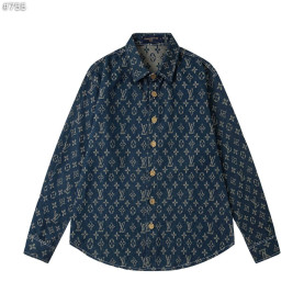 LOUIS VUITTON 루이비통 모노그램 데님 셔츠