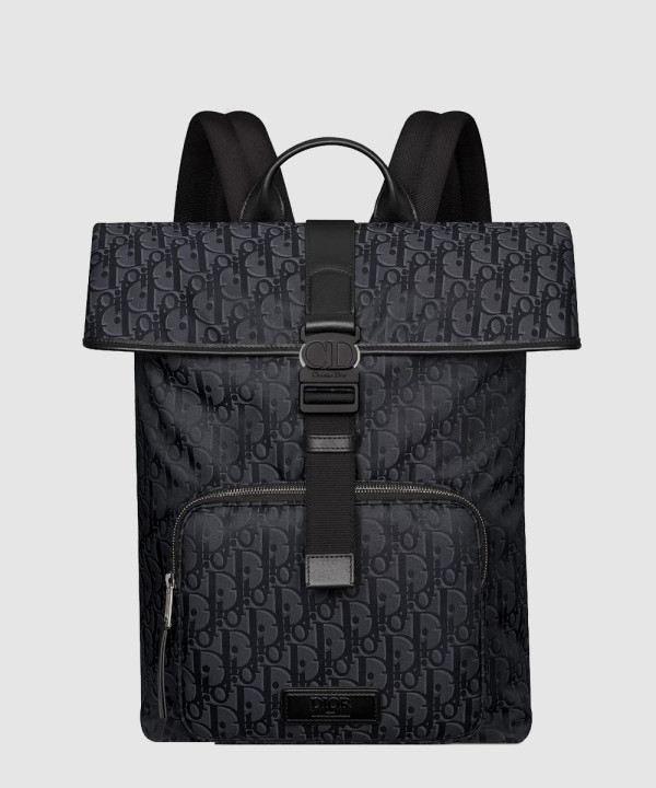 DIOR 디올 Trek 롤탑 백팩 1DTBA