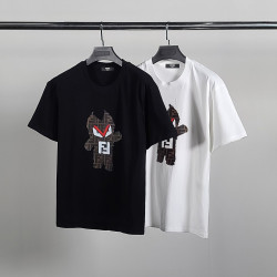 FENDI 펜디 몬스터 프린팅 코튼 반팔티